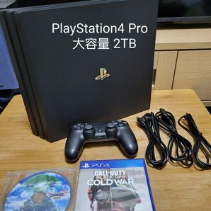 プレイステーション4 Pro本体　 CUH-7200C　2TB　おまけソフト付き　 PlayStation4Pro　プレステ4プロ