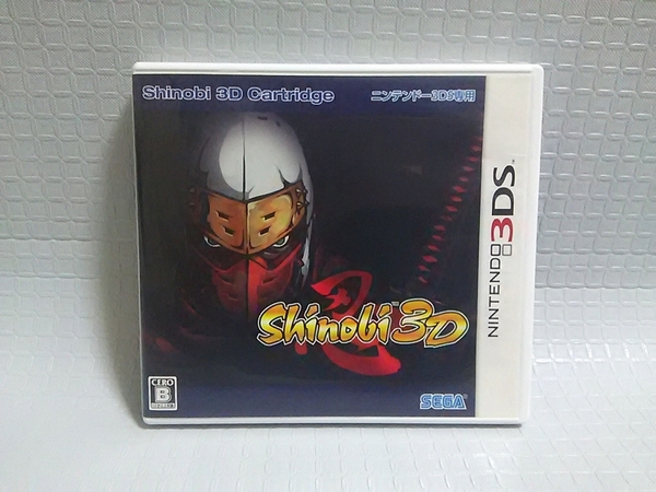 3DS Shinobi 3D 忍 ※紙ジャケットに傷みあり （打ち傷やくぼみあとなど多くあり） シノビ3D