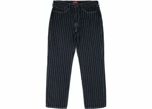 シュプリーム　Supreme/Levi's Pinstripe 550 Jeans BLACK 32inch　シュプリーム　ピンストライプジーンズ