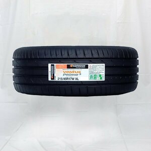 送料無料 215/45R17 91W XL HANKOOK ハンコック ベンタス VENTUS PRIME 3 K125 22年製 正規品 新品 サマータイヤ 1本価格 【セール品】