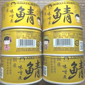 さば味噌煮（国産）伊藤食品あいこちゃん150g6缶　