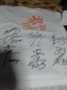  boat race . island 72th King cup with autograph T-shirt 