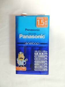 [ Eneloop ] Panasonic Eneloop sudden speed charger set BQ-CC85 K-KJ85MCD40[ beautiful goods ]