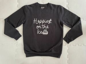  car ring sweatshirt american size S( Japan size M) Logo sola-reHappiest on the Ice (Curling)