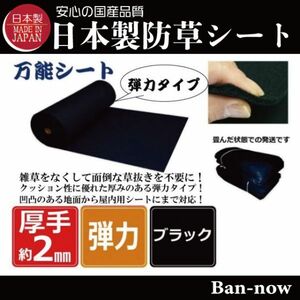 （弾②黒 150ｃｍ×10ｍ）厚手 雑草防止 除草 Ban-now 万能 防根 防草シート (7)