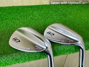 【希少/お得！PRGRウェッジ2本セット】PRGR プロギア iD WEDGE TYPE C FORGED 52度-8度/58度-6度 DynamicGold S300 