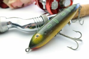 60s Heddon 1st Zara Spook ヘドン ザラスプーク / ザウルス ZEAL ハトリーズ 道楽 バルサ50 全ての国産ルアーに影響を与えた初代モデル!