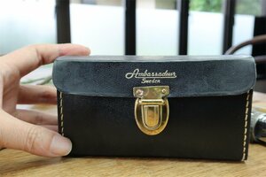 70s ABU 6000C 6500C 6600C Abu Ambassador leather case Vintage Old Abu reel ./ 5500C 5000D 4500C 4600C 5600C 5500D