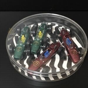 昭和レトロ 香港製 プラスチック ミニカーセット デッドストック チープトイ レーシングカー 駄玩具 ビンテージ 当時物 