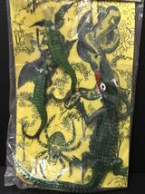 昭和レトロ 香港製 THE PVC CROCODILE ワニ クロコダイル 爬虫類 駄菓子屋 駄玩具 当時物_画像3