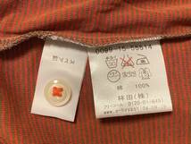 ●Hand Arts ハンドアーツ ポロシャツ (L/50) 日本製 細ボーダー 薄手生地 夏物 半袖_画像8