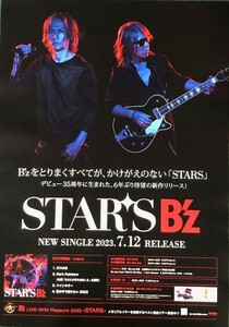 ☆B'z B2 告知 ポスター 「STARS」 未使用 稲葉浩志 松本孝弘