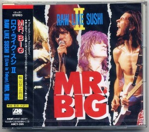 ☆MR.BIG 「MR.BIG ロウ・ライク・スシII RAW LIKE SUSHI Ⅱ （Live in Tokyo）」 新品 未開封