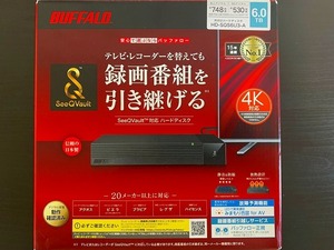[ новый товар не использовался товар ] Buffalo HD-SQS6U3-A SeeQVault соответствует установленный снаружи HDD 6TB