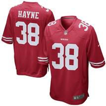 BA50)NIKE San Francisco 49ers Jarryd Hayne ゲームシャツ/NFL/サンフランシスコ・フォーティナイナーズ/赤/L/正規_画像1