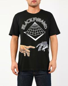 AZ67)BLACK PYRAMID CREATION Tシャツ半袖(Y1161924)BLK/ブラックピラミッド/クリスブラウン/2XL