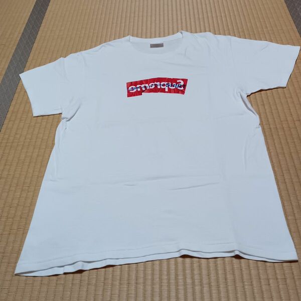 supreme コムデギャルソン反転ロゴ　Tee M　 Tシャツ