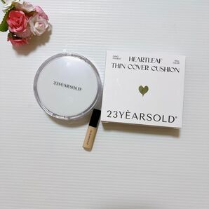 《1度手の甲のみ使用》23yearsold ハートリーフシンカバークッションミニコンシーラー