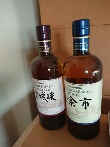 ニッカ 宮城峡＆余市のセット 700ml