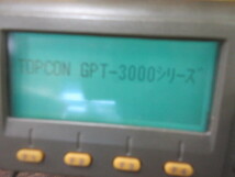 【5】9　トータルステーション　トプコン　GPT-3005W　TOPCON　GPT-3000シリーズ　バッテリー付属品なし　動作未確認　ジャンク品_画像2