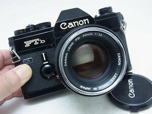 ☆ Canon NewFTb BL+FD50mmF1.4 (ボディは点検整備清掃済み！ レンズも清掃整備済み！モルト交換済み！）☆