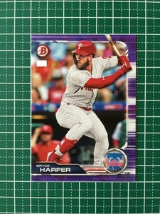 即決のみ！★TOPPS MLB 2019 BOWMAN BASEBALL #3 BRYCE HARPER【PHILADELPHIA PHILLIES】250枚限定 パラレル版 SP 19★