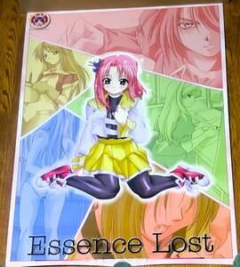  Essence Lost B2両面販促ポスター しぃけんしゃる(ごとうじゅんじ) R.A.N Software 美少女系