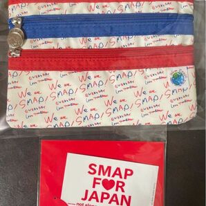 P1:SMAPポーチ&ICカードステッカー