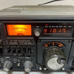 YAESU ヤエス 八重洲無線 HF SSBトランシーバー FT-101ZD 通電確認済です。現状品の画像3