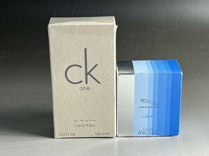 60505 香水 カルバンクライン ck シーケーワン 100ml 未開封 ジャガー ライト オードトワレ JUGUAR LIGHT 60ml 残量9割程度 まとめて2点