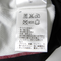 ティゴラ TIGORA ロゴ刺繍 ドライポロシャツ 半袖 胸ポケット メッシュ切替 ゴルフウェア L ブラック m0507-11_画像7