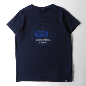 ヘリーハンセン HELLY HANSEN CAMPING CAR Tee プリントTシャツ WM ネイビー レディースl0515-2