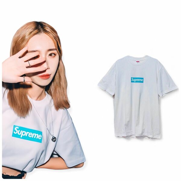 【新古品】Supreme Tiffany Box logo Tee Mサイズ シュプリーム Tシャツ