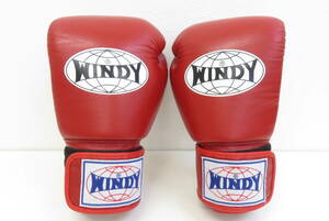 16724 on 605-259 boxing glove WINDY BGVH 14oz. red red color windy training glove tape type ya80