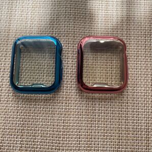 Apple Watch スマートウォッチ ケース ブルーピンク2色セット
