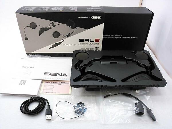 【送料無料】国内正規品 Bluetooth インカム SENA セナ SRL2 v1.0.9 日本語 ワイヤー＆アームマイク 元箱付き GT-Air2 J-Cruise2 NEOTEC2