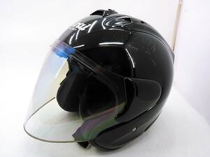 【送料無料】Arai アライ SZ-RamⅢ SZ-Ram3 BLACK ブラック Lサイズ ミラーシールド付き ジェットヘルメット