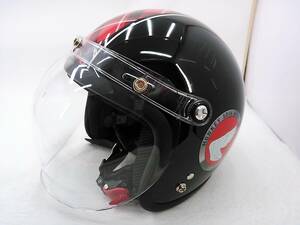 【送料無料】程度上 Honda Monkey モンキー 50周年記念ヘルメット Mサイズ 57-58cm未満 シールド付き ジェットヘルメット