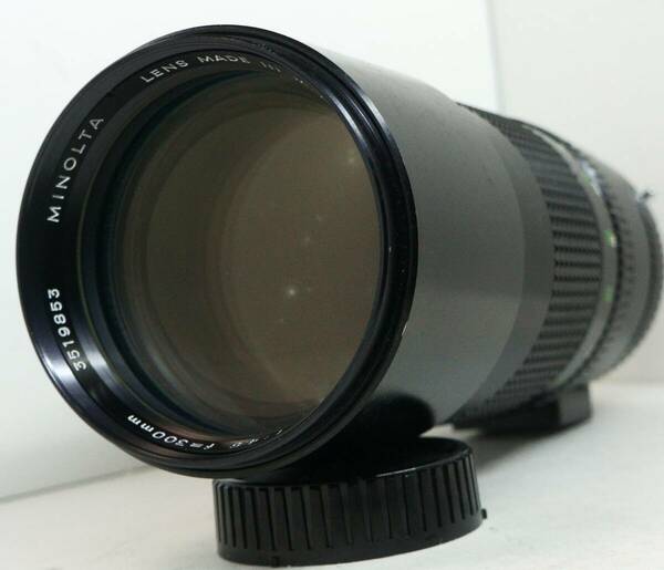 ~実写確認済~ ☆実用良品・人気の望遠単焦点レンズ☆　ミノルタMDマウント用 MINOLTA MC TELE ROKKOR f=300mm F4.5 (I0591)