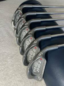 【中古】ピン ジングアイアン PING Zing 2　Iron　5I～9I、W、6本セット