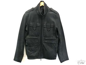 カスタムカルチャー　ライダース レザージャケット black 44