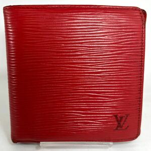 ☆1円スタート☆ LOUIS VUITTON エピ 財布 二つ折り財布 ルイヴィトン ヴィンテージ レザーレディース メンズ RL