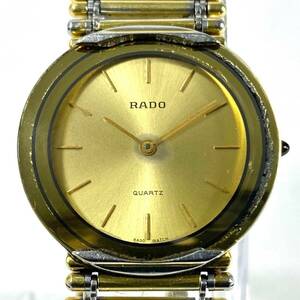 *1000 иен старт!*RADO QUARTZ Rado мужской женские наручные часы WristWatch Vintage Vintage экстерьер простой чистка settled RL T24