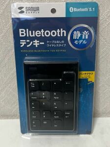 605i2715 サンワサプライ テンキー Bluetooth接続 静音 パンタグラフ 20キー 薄型コンパクト ブラック NT-BT23BK