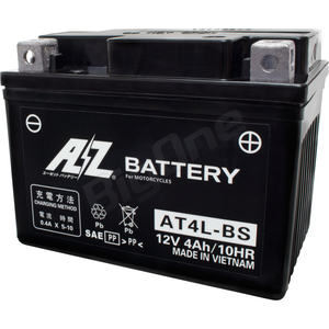 AZバッテリー 充電済 アドレスV50G レッツ4 パレット コレダ スクランブラー スポーツ 50 AT4L-BS 互換品 GT4L-BS FT4L-BS KT4L-BS YT4L-BS