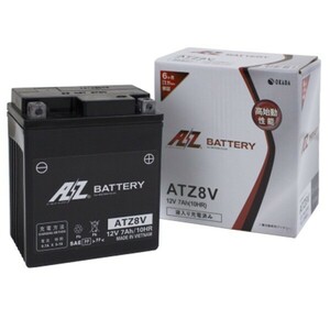 AZバッテリー 充電済 CRF250 RALLY ラリー YZF-R25 MT-25 YZF-R3 MT-03 PCX150 PCX125 ATZ8V 互換 GTZ8V YTZ8V