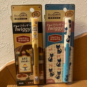 ツイッギー Twiggy携帯はさみ レトロ　どこかなつかシリーズ　純喫茶　ねこ