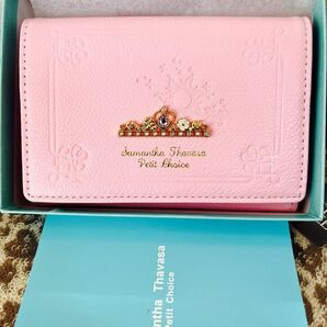 サマンサタバサ プチチョイス　ディズニーDisneyラプンツェル　カードケース　パスケース　コインケース　ピンク　薄紫　新品未使用