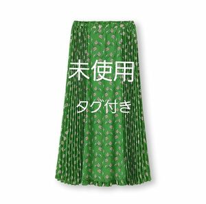GU×UNDERCOVER コンビネーションスカート 花柄 ローズ グリーン