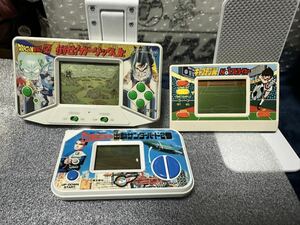  anime Game & Watch 3 pcs Captain Tsubasa, Dragon Ball Z beautiful goods .2 pcs is cover . opening not therefore Junk ..